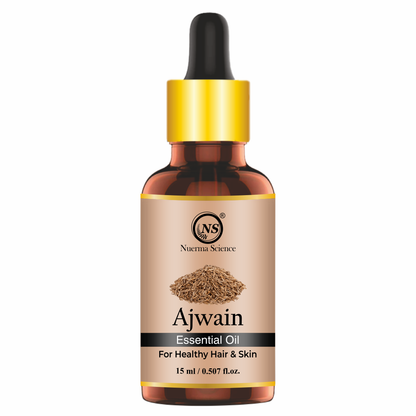 Nuerma Science Pure Ajwain  Essential Oil For Skin Care & Hair Care - 15ml