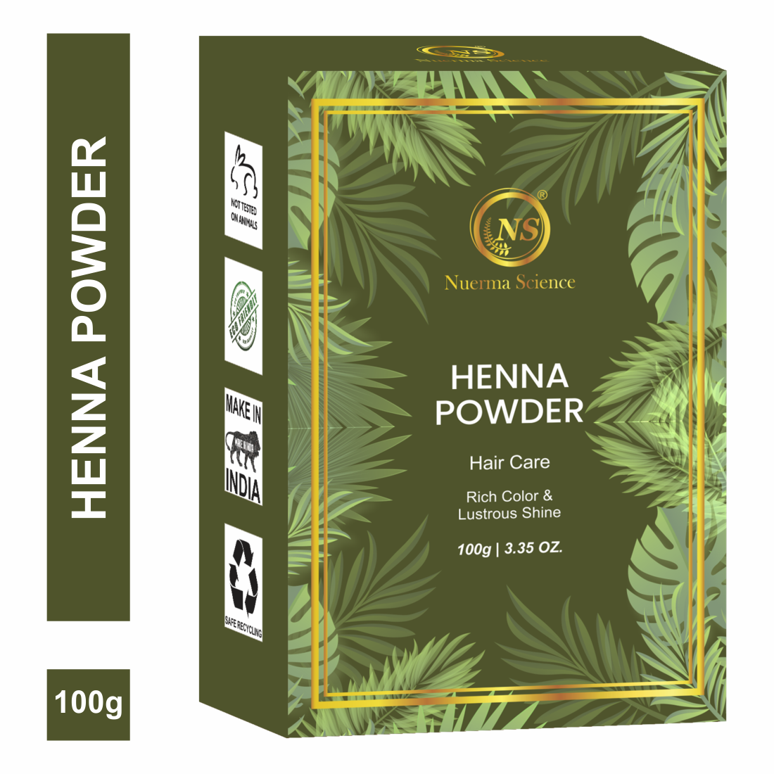 Henna (Organic & Natural) Powder For Hair Color - 100gm