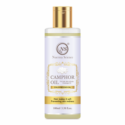 Camphor Oil for Hair Skin & Body Cold Pressed Oil