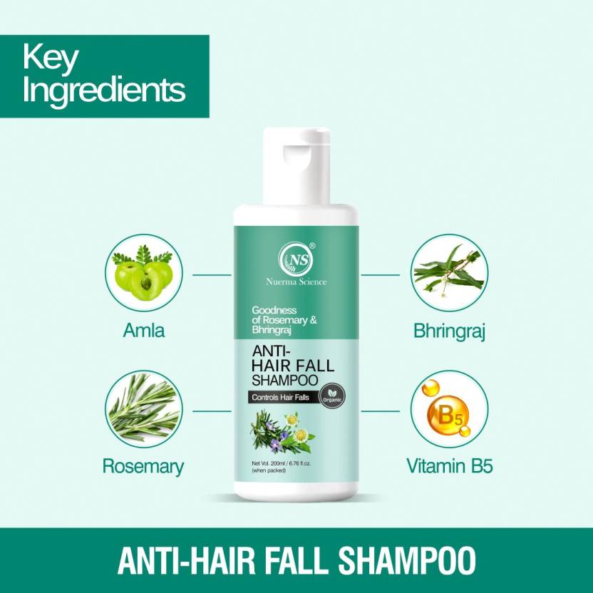 Nuerma Science Anti-Hair Fall Shampoo | Replenishes & Nourishes Hair - 200ml