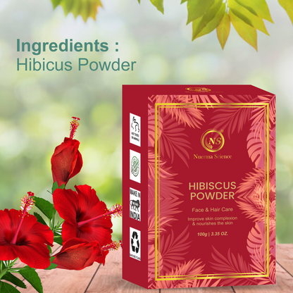 Hibiscus Bio Organic Powder For Hair & Skin - 100gm