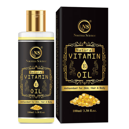 Vitamin E Oil For Skin, Hair & Body - 100ml