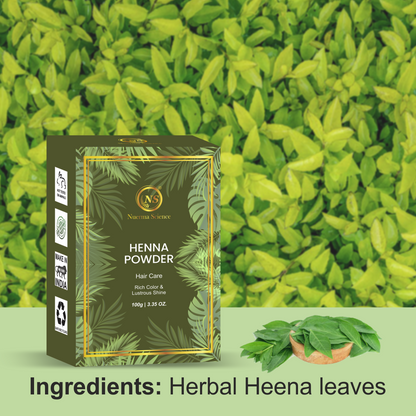 Henna (Organic & Natural) Powder For Hair Color - 100gm