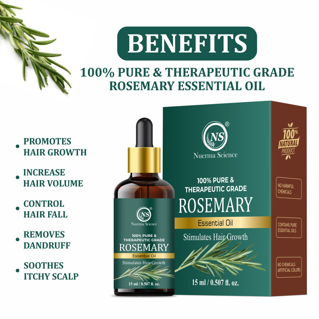 Pure & Therapeutic Grade Rosemary