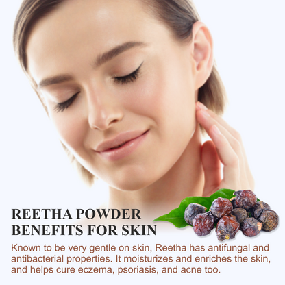 Reetha powder benefits for skin