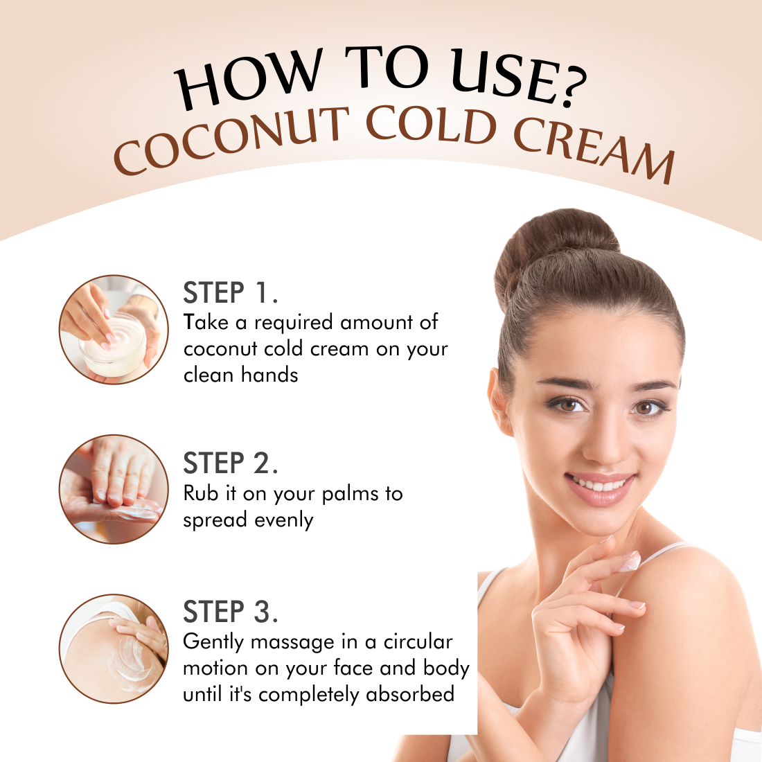 Coconut Cold Cream For Winters To Repair Dry & Damaged Skin - 200gm