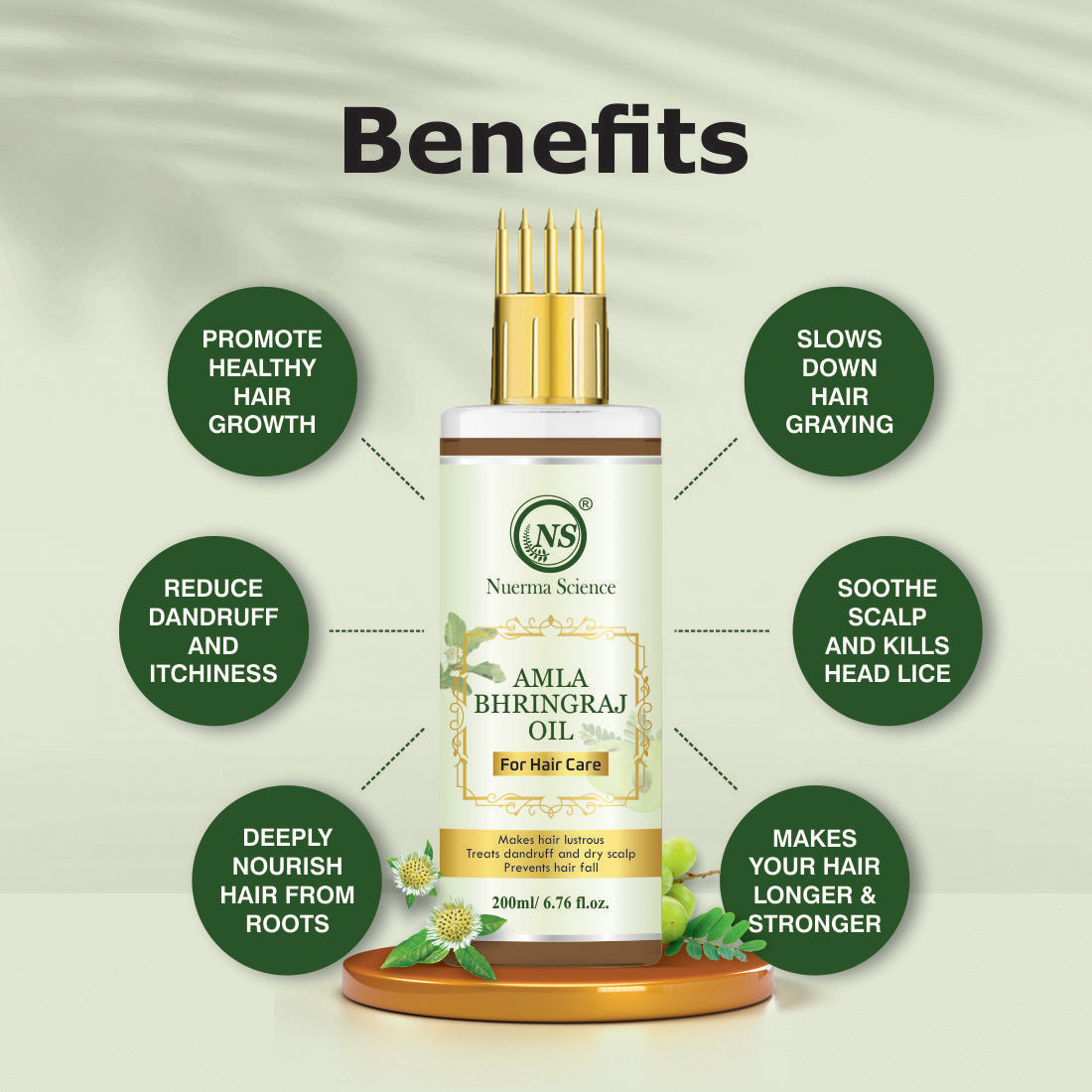 Amla Bhringraj Hair Oil | Scalp Nourishment & Natural Conditioning - 200ml