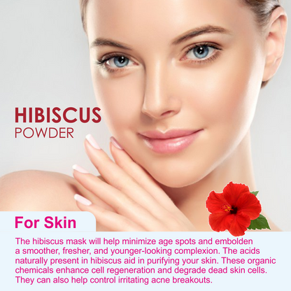 Hibiscus Bio Organic Powder For Hair & Skin - 100gm