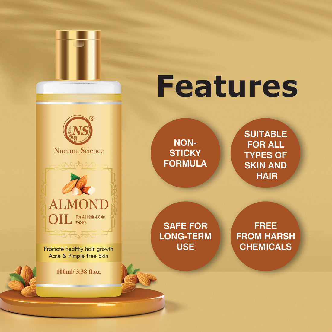 Pure Almond Hair Oil