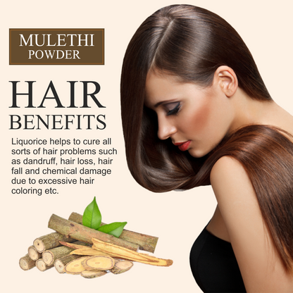 Mulethi Powder For Face & Hair Care - 100mg