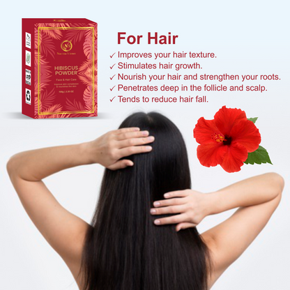 Hibiscus Bio Organic Powder For Hair & Skin - 100gm