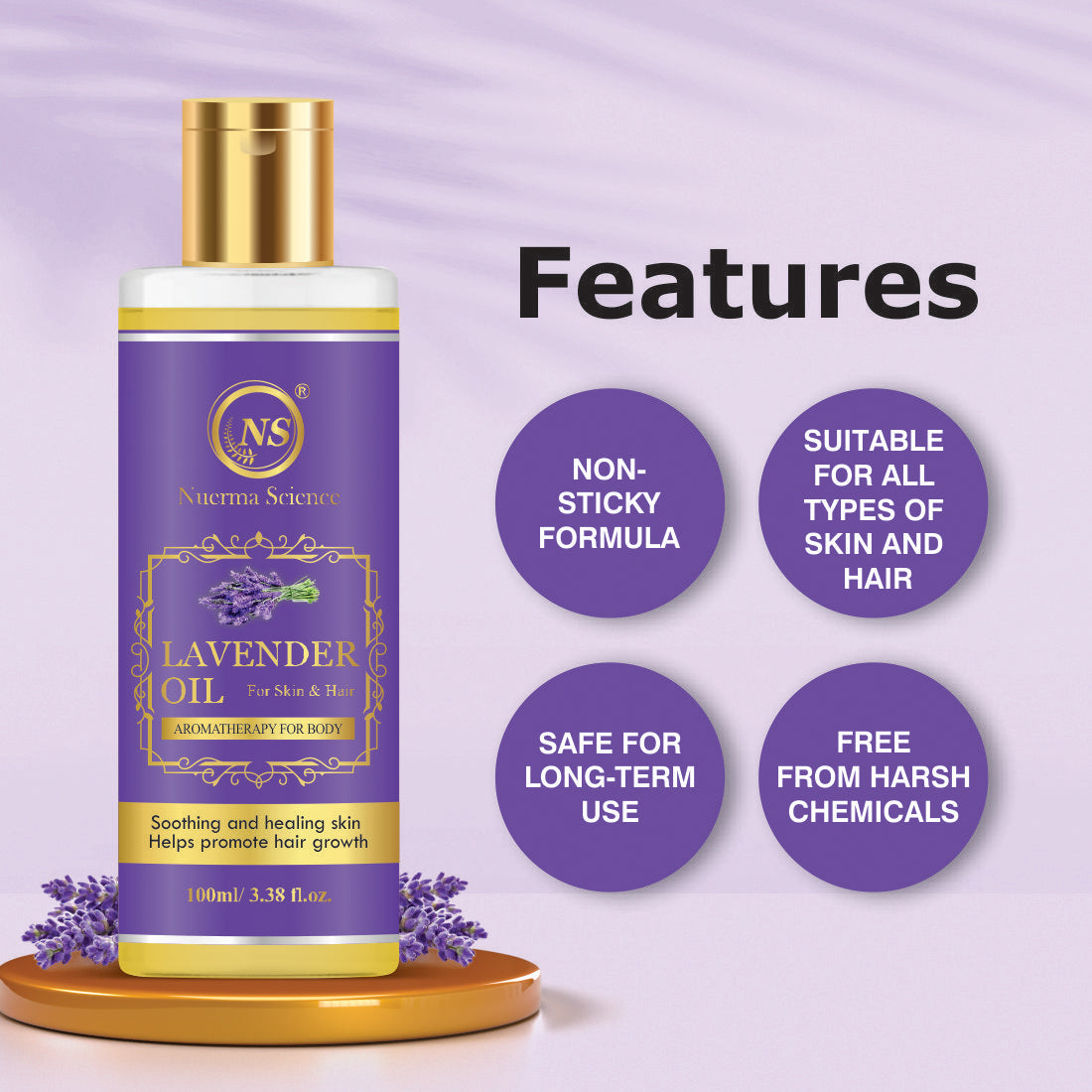 Lavender Oil for Skin & Hair