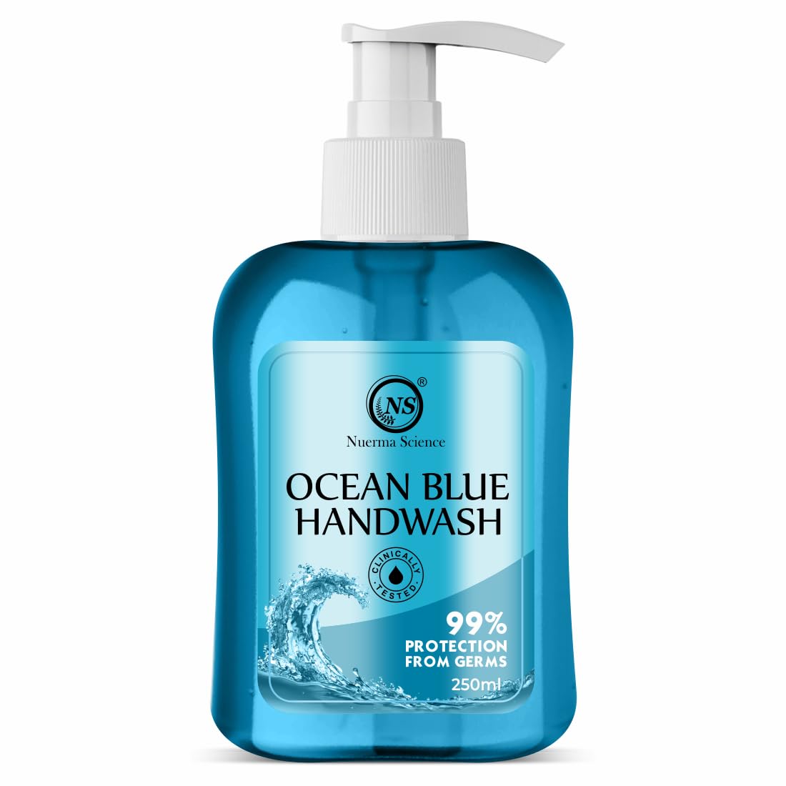 Nuerma Science Ocean Blue Hand Wash Enriched with Aloe Vera & Vitamin E - 250ml