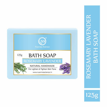 Nuerma Science Rosemary Lavender Bath Soap | for Lighten & Tighten Skin Tone