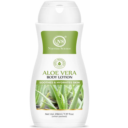 Nuerma Science Aloe Vera Body Lotion | Deep Moisturization & Refreshing Hydration - 218ml