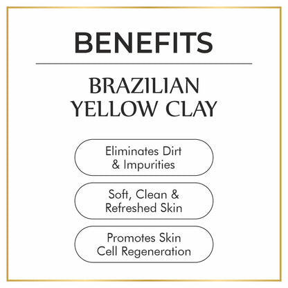 Nuerma Science Brazilian Yellow Clay - 100gm | Reduces Acne & Eliminates Impurities