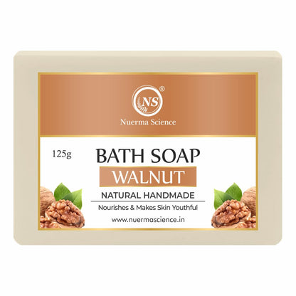 Nuerma Science Walnut Bath Soap | Nourishes & Makes Skin Youthful