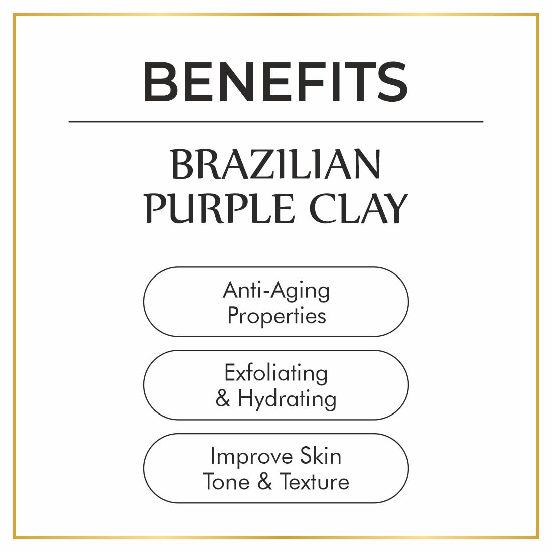 Nuerma Science Brazilian Purple Clay - 100gm | Exfoliates Skin & Improves Skin Tone