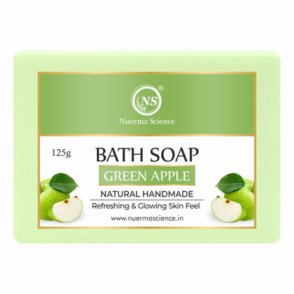 Nuerma Science Green Apple Bath Soap | Refreshes & Revitalizes Skin