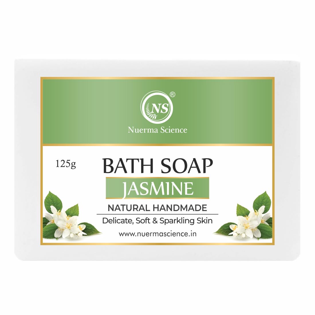 Nuerma Science Jasmine Bath Soap | Delicate, Soft & Sparkling Skin