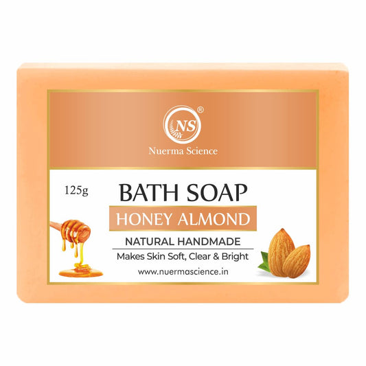 Nuerma Science Honey Almond Bath Soap | Nourishes & Softens Skin