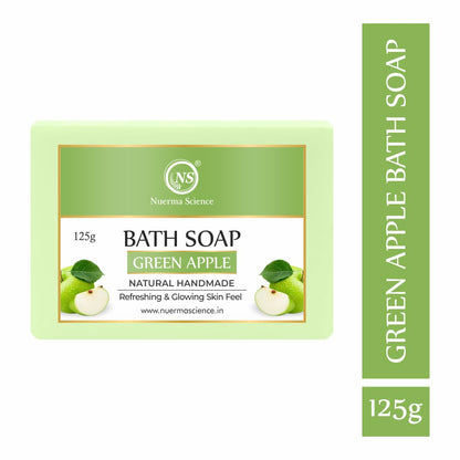 Nuerma Science Green Apple Bath Soap | Refreshes & Revitalizes Skin