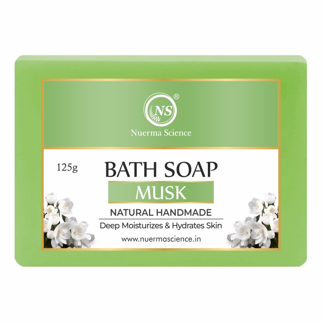 Nuerma Science Musk Bath Soap | Enveloping Fragrance for All-Day Freshness