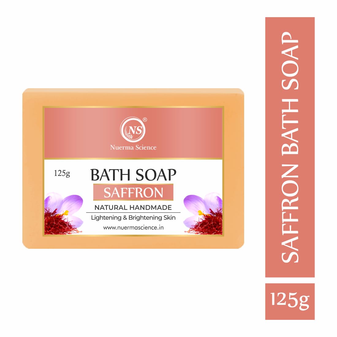 Nuerma Science Saffron Bath Soap | Lightening & Brightening Skin