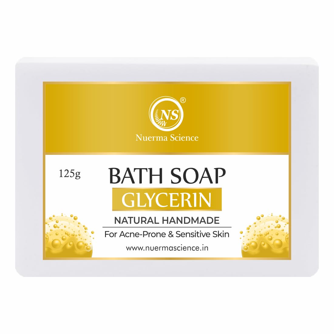 Nuerma Science Glycerin Bath Soap | Deeply Moisturizes & Softens Skin