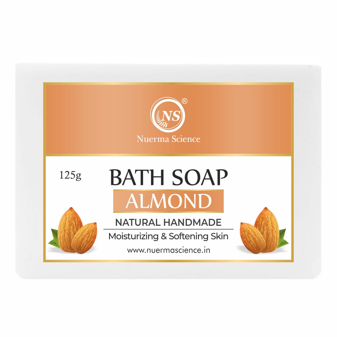 Nuerma Science Almond Bath Soap | Moisturizing & Softening Skin