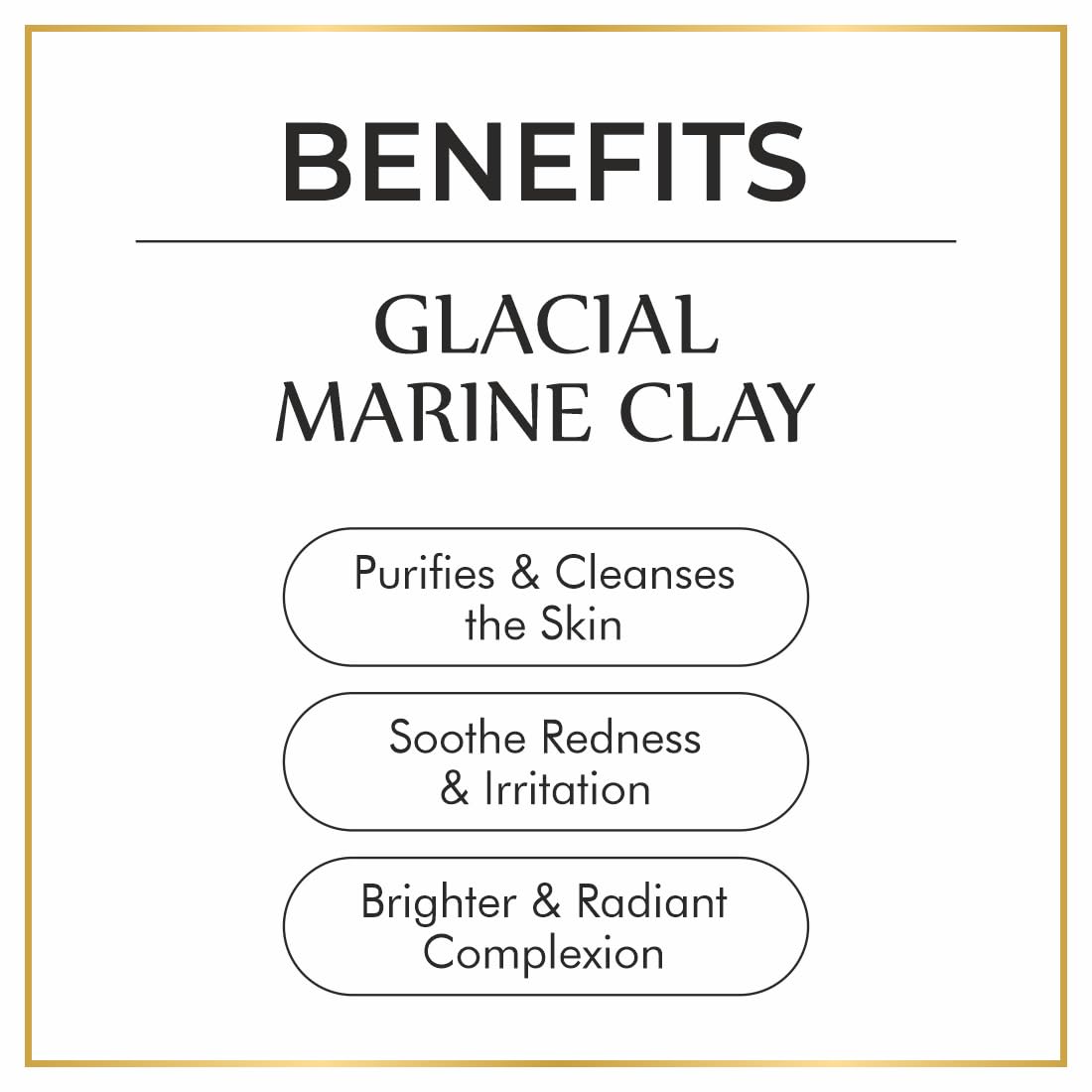 Nuerma Science Glacial Marine Clay - 100gm | Tightens Skin & Heals Damaged Skin