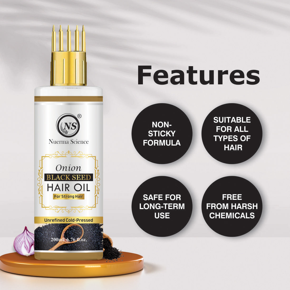 Onion Black Seed Hair Oil