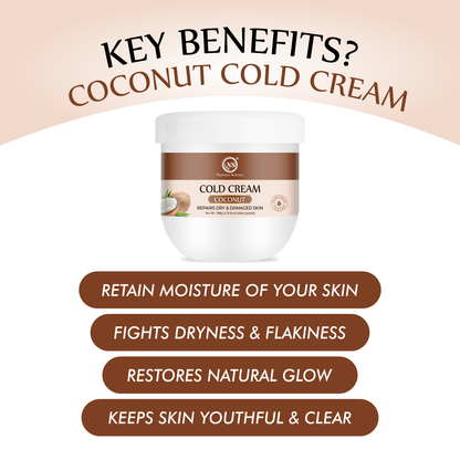 Coconut Cold Cream For Winters To Repair Dry & Damaged Skin - 200gm