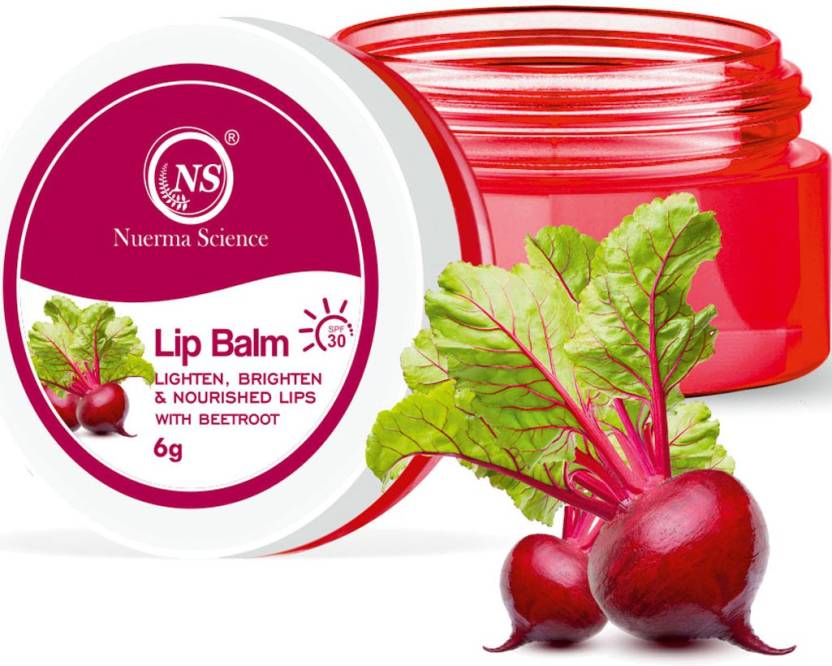 Nuerma Science Beetroot Lip Balm | Lighten, Brighten & Nourished Lips - 6gm