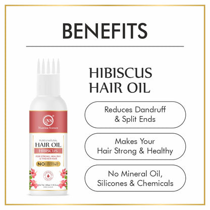 Nuerma Science Hibiscus Hair Oil for Stronger Hair