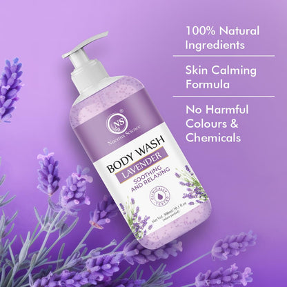 Nuerma Science Lavender Body Wash | For Soothing & Relaxing Body - 300ml