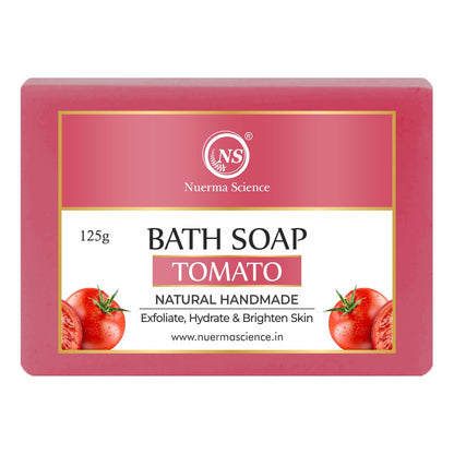 Nuerma Science Tomato Bath Soap | Exfoliate, Hydrate & Brighten Skin