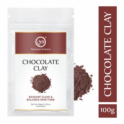 Nuerma Science Chocolate Clay - 100gm | Radiant Glow & Balance Skin Tone