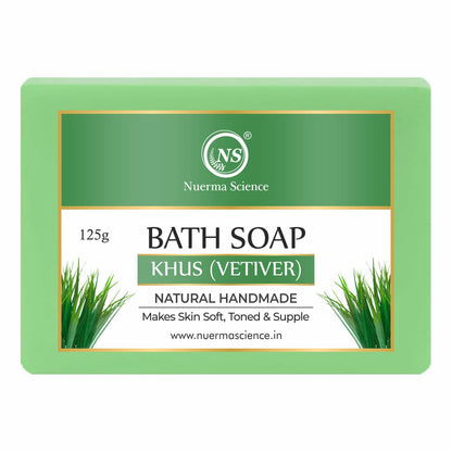 Nuerma Science Khus Vetiver Bath Soap | Makes skin soft, toned & supple