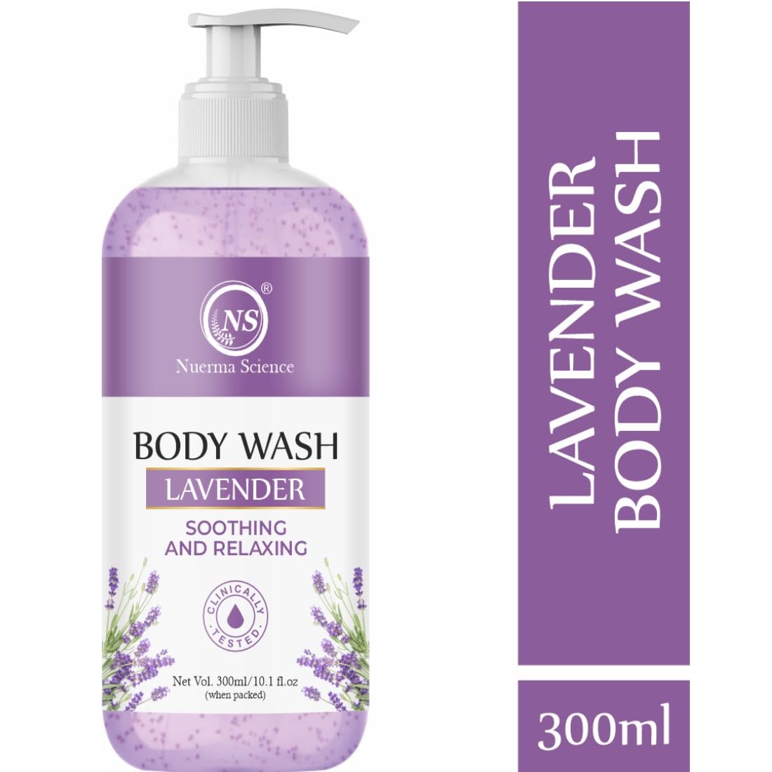 Nuerma Science Lavender Body Wash | For Soothing & Relaxing Body - 300ml