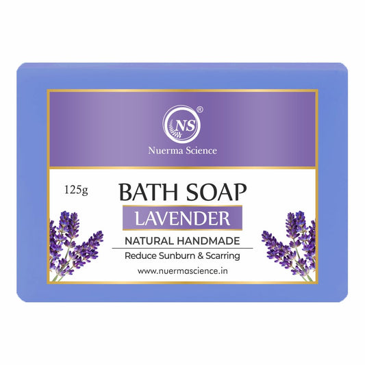 Nuerma Science Lavender Bath Soap | reduce sunburn & scarring