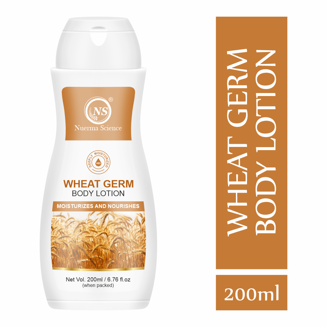 Nuerma Science Wheat Germ Body Lotion to Moisturize & Nourishes Skin - 200ml