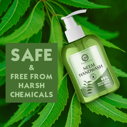 Nuerma Science Neem Hand Wash | Reduces Redness & Irritation, Eliminates Germs & Dirt