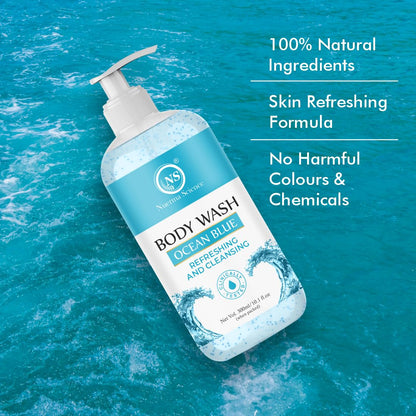 Nuerma Science Ocean Blue Body Wash | For Refreshing & Cleansing Body - 300ml