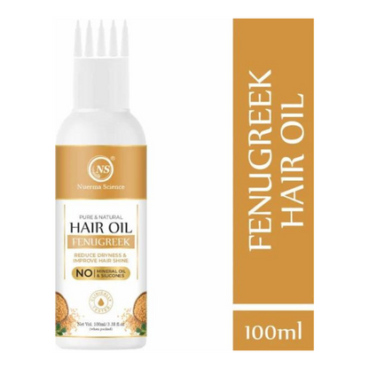 Nuerma Science Fenugreek Hair Oil to Reduce Dryness & Improve Hair Shine