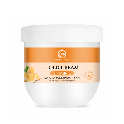 Nuerma Science Vitamin C Cold Cream for Soft, Supple & Radiant Skin - 200gm