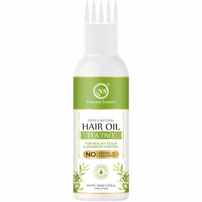 Nuerma Science Tea Tree Hair Oil for Healthy Scalp & Dandruff Control