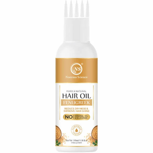 Nuerma Science Fenugreek Hair Oil to Reduce Dryness & Improve Hair Shine