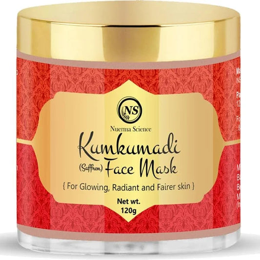 Nuerma Science Kumkumadi (Saffron) Face Mask for Glowing, Radiant & Fairer Skin - 100gm