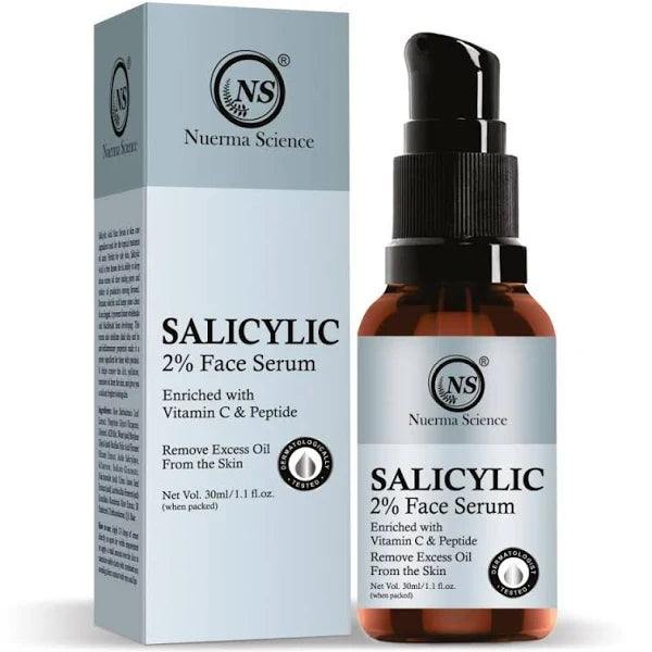 Nuerma Science Salicylic Acid Face Serum - 15ml | Clear, Radiant Skin